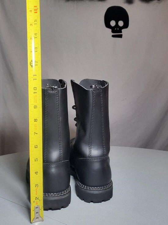 Grinders Herald Black Boots 14 Eye Formal Leather Military Uniform EU44 - Picture 8 of 16